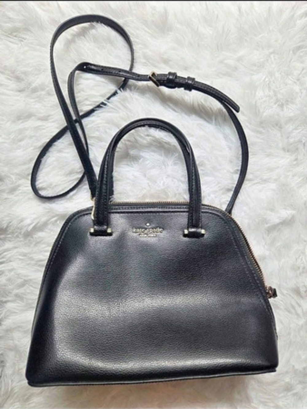 Kate Spade Patterson Drive Medium Dome Satchel Black